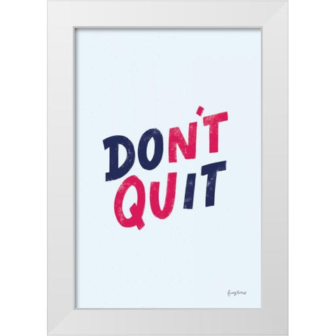 Rise Up IV White Modern Wood Framed Art Print by Thorns, Becky