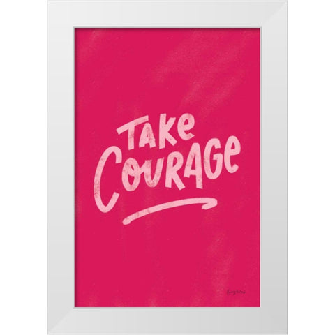 Rise Up V White Modern Wood Framed Art Print by Thorns, Becky