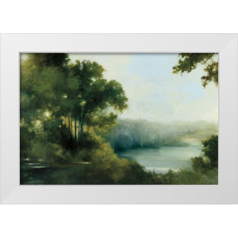 Sylvan View White Modern Wood Framed Art Print by Purinton, Julia