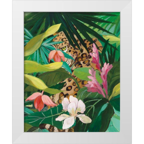 Hidden Jungle II White Modern Wood Framed Art Print by Purinton, Julia
