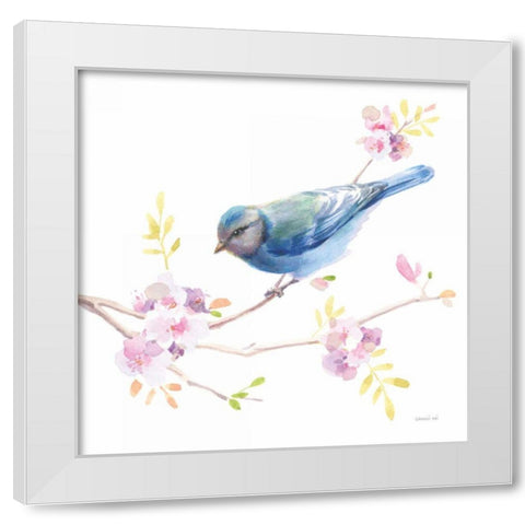 Flight Friends IV White Modern Wood Framed Art Print by Nai, Danhui