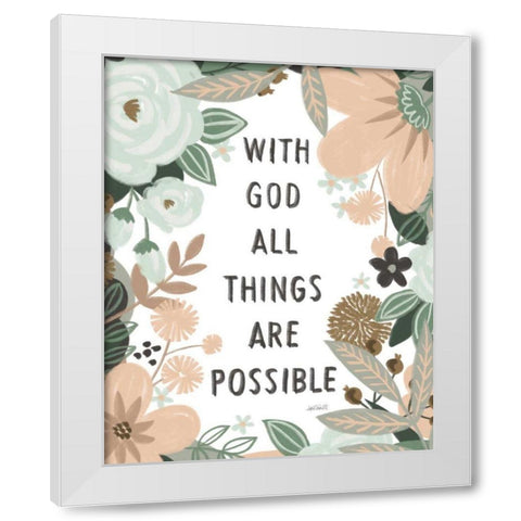 Trust In The Lord II White Modern Wood Framed Art Print by Tavoletti, Anne
