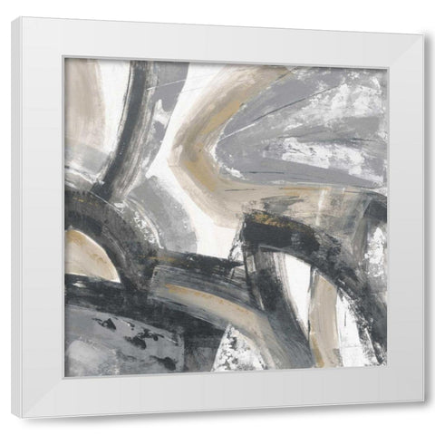 Urban Graffiti I Neutral White Modern Wood Framed Art Print by Vassileva, Silvia