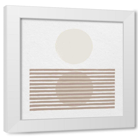 Reflection I Neutral White Modern Wood Framed Art Print by Hershey, Moira