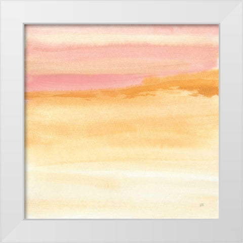 Turmeric and Sand II White Modern Wood Framed Art Print by Paschke, Chris