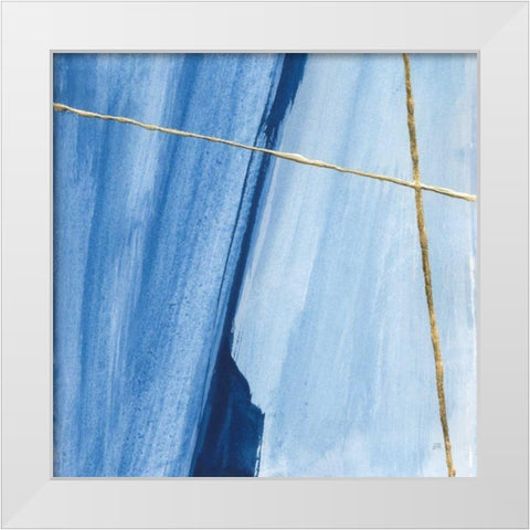 Geometrics V White Modern Wood Framed Art Print by Paschke, Chris