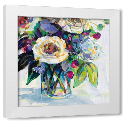 Content Bright Crop White Modern Wood Framed Art Print by Vertentes, Jeanette