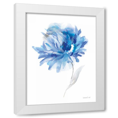 Bold Blooming II White Modern Wood Framed Art Print by Nai, Danhui