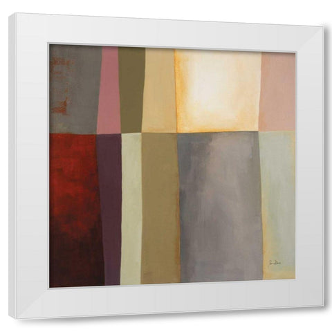 Common Thread 7 White Modern Wood Framed Art Print by Davies, Jane