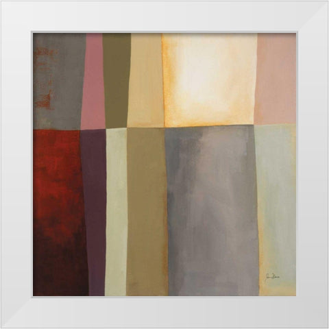 Common Thread 7 White Modern Wood Framed Art Print by Davies, Jane