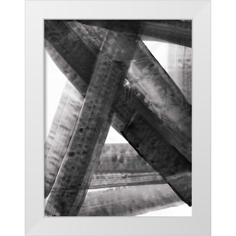 Under the Bridge II Dark White Modern Wood Framed Art Print by Hristova, Albena