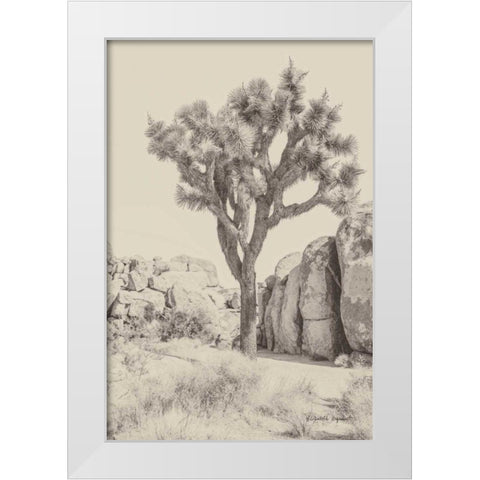 Joshua Tree IV Neutral White Modern Wood Framed Art Print by Urquhart, Elizabeth