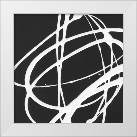 Tumbling Down IV White Modern Wood Framed Art Print by Hershey, Moira