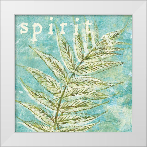 Spring Renewal IV White Modern Wood Framed Art Print by Petty, Lisa