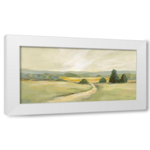Sage Hills White Modern Wood Framed Art Print by Vassileva, Silvia