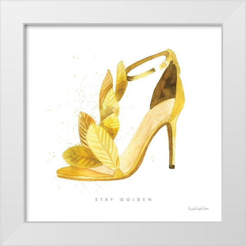 Glitz and Glam VI White Modern Wood Framed Art Print by Charro, Mercedes Lopez