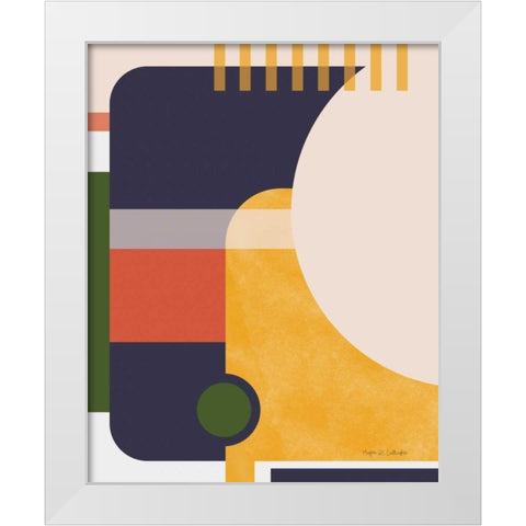 Modern Glam I White Modern Wood Framed Art Print by Gallagher, Megan