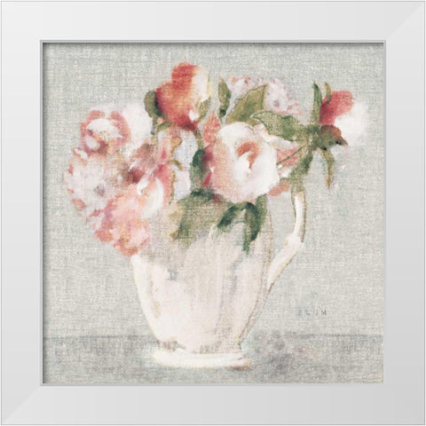 Cottage Bouquet III Light White Modern Wood Framed Art Print by Blum, Cheri