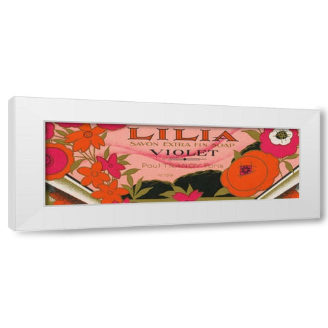 Art Nouveau III White Modern Wood Framed Art Print by Wild Apple Portfolio
