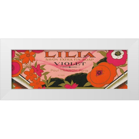 Art Nouveau III White Modern Wood Framed Art Print by Wild Apple Portfolio
