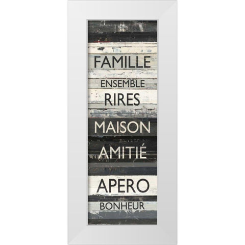 Zephyr Quote III White Modern Wood Framed Art Print by Schick, Mike