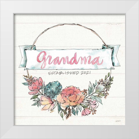 Country Love IV Grandma White Modern Wood Framed Art Print by Tavoletti, Anne