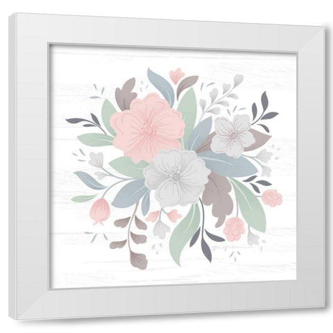 Farmhouse Floral III White Modern Wood Framed Art Print by Graham, Gia