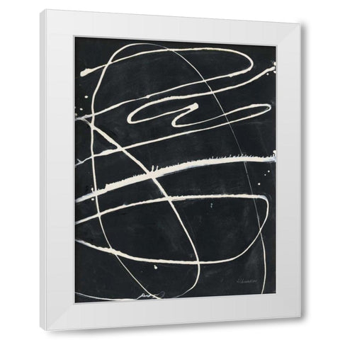 Fortitude II White Modern Wood Framed Art Print by Hristova, Albena