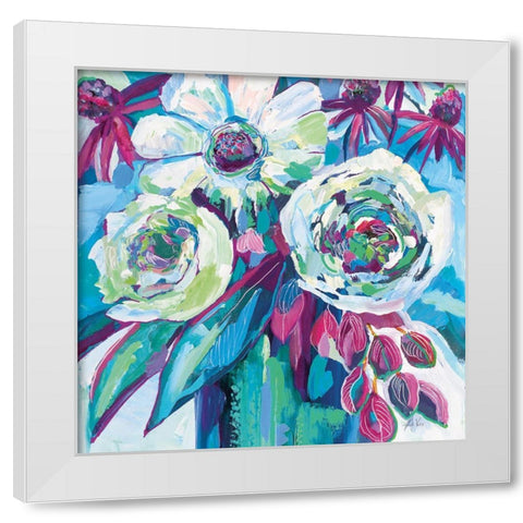 Vision Jewel Crop White Modern Wood Framed Art Print by Vertentes, Jeanette