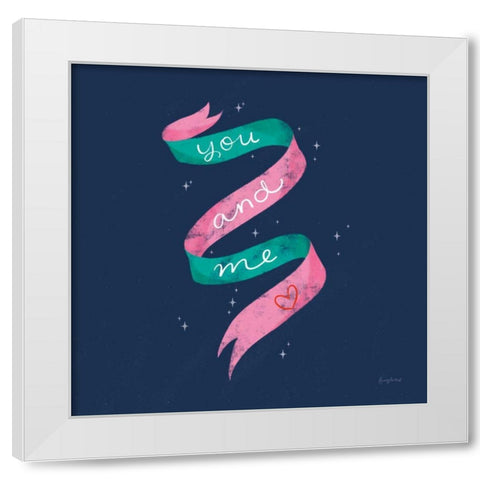 Love Letters V White Modern Wood Framed Art Print by Thorns, Becky