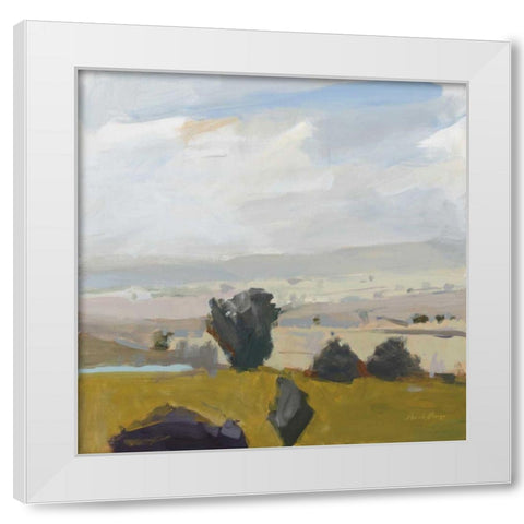 View of the Valley White Modern Wood Framed Art Print by Munger, Pamela