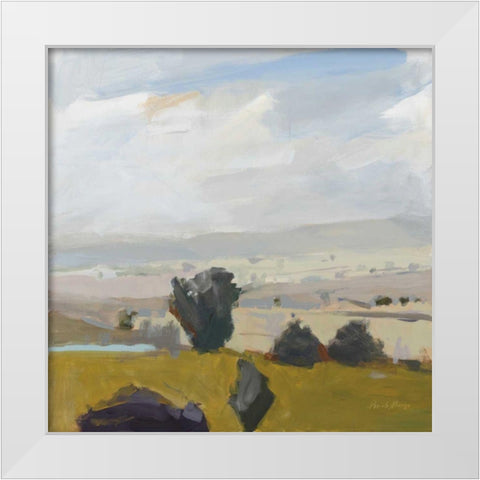 View of the Valley White Modern Wood Framed Art Print by Munger, Pamela