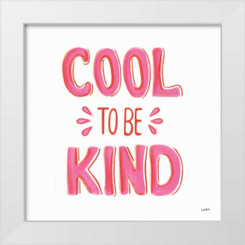 Kindness III White Modern Wood Framed Art Print by York, Leah
