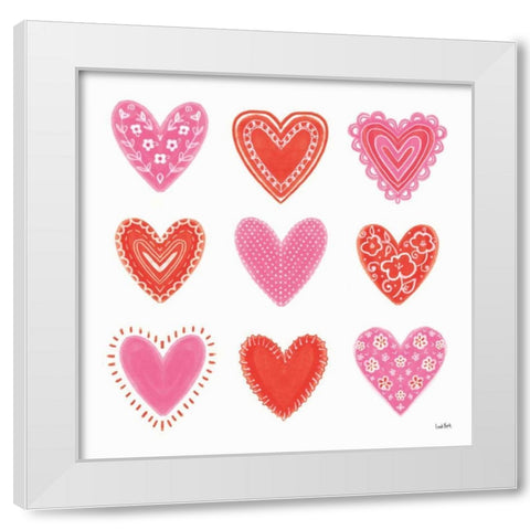 Kindness IV White Modern Wood Framed Art Print by York, Leah