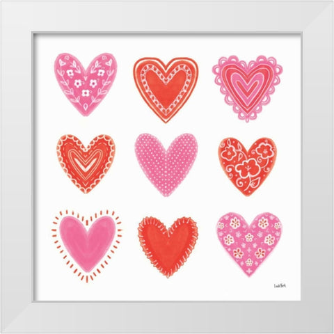 Kindness IV White Modern Wood Framed Art Print by York, Leah