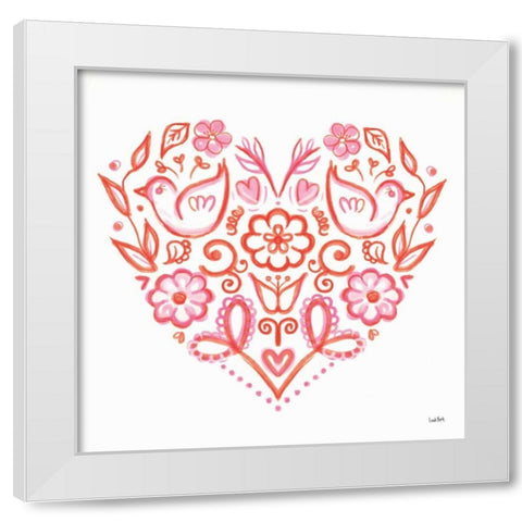Kindness VI White Modern Wood Framed Art Print by York, Leah