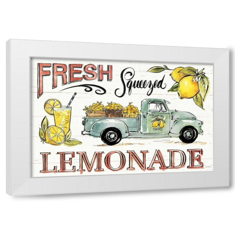 Lemonade Stand I White Modern Wood Framed Art Print by Tavoletti, Anne