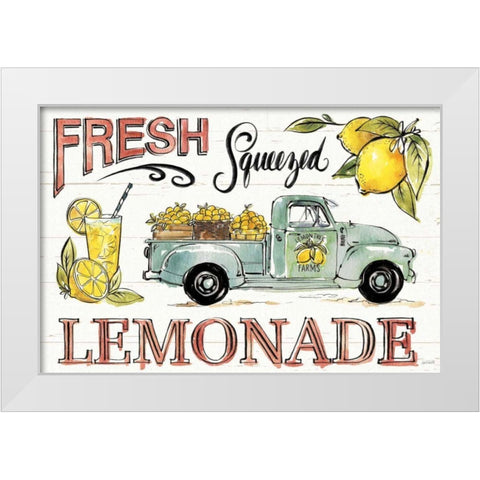 Lemonade Stand I White Modern Wood Framed Art Print by Tavoletti, Anne