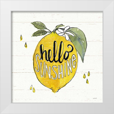 Lemonade Stand VII White Modern Wood Framed Art Print by Tavoletti, Anne