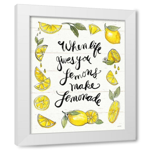 Lemonade Stand VIII White Modern Wood Framed Art Print by Tavoletti, Anne