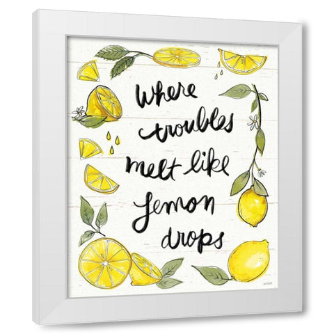 Lemonade Stand IX White Modern Wood Framed Art Print by Tavoletti, Anne