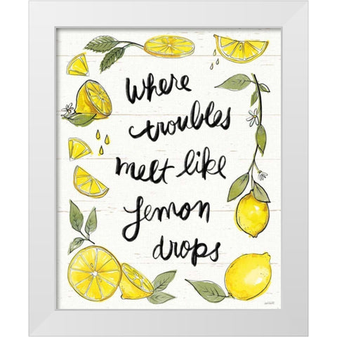 Lemonade Stand IX White Modern Wood Framed Art Print by Tavoletti, Anne
