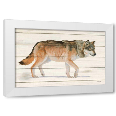 Northern Wild II on Wood White Modern Wood Framed Art Print by Wiens, James