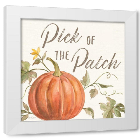 Happy Harvest VIII White Modern Wood Framed Art Print by Vassileva, Silvia