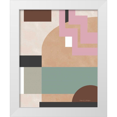 Soft Modern I White Modern Wood Framed Art Print by Gallagher, Megan