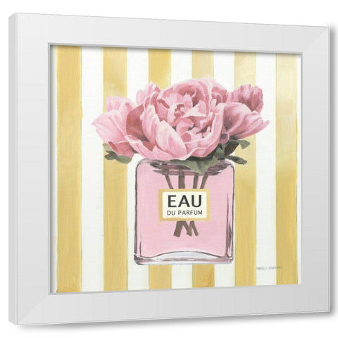 Simply Splendid Perfume White Modern Wood Framed Art Print by Fabiano, Marco