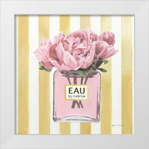 Simply Splendid Perfume White Modern Wood Framed Art Print by Fabiano, Marco