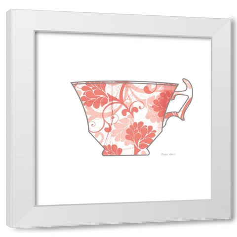 Bright Garden Cafe II White Modern Wood Framed Art Print by Aldrich, Belinda