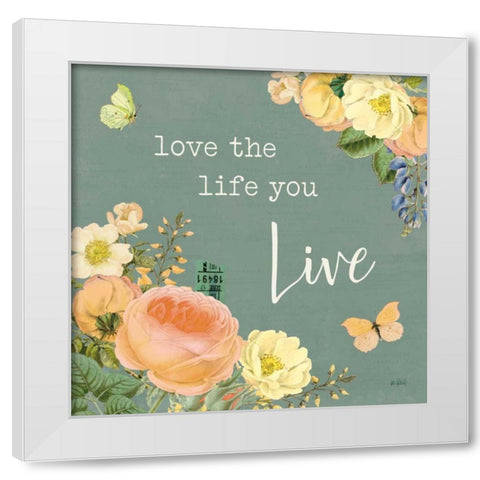 Garden District II Sage White Modern Wood Framed Art Print by Pertiet, Katie