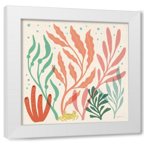 Under the Sea VII White Modern Wood Framed Art Print by Penner, Janelle